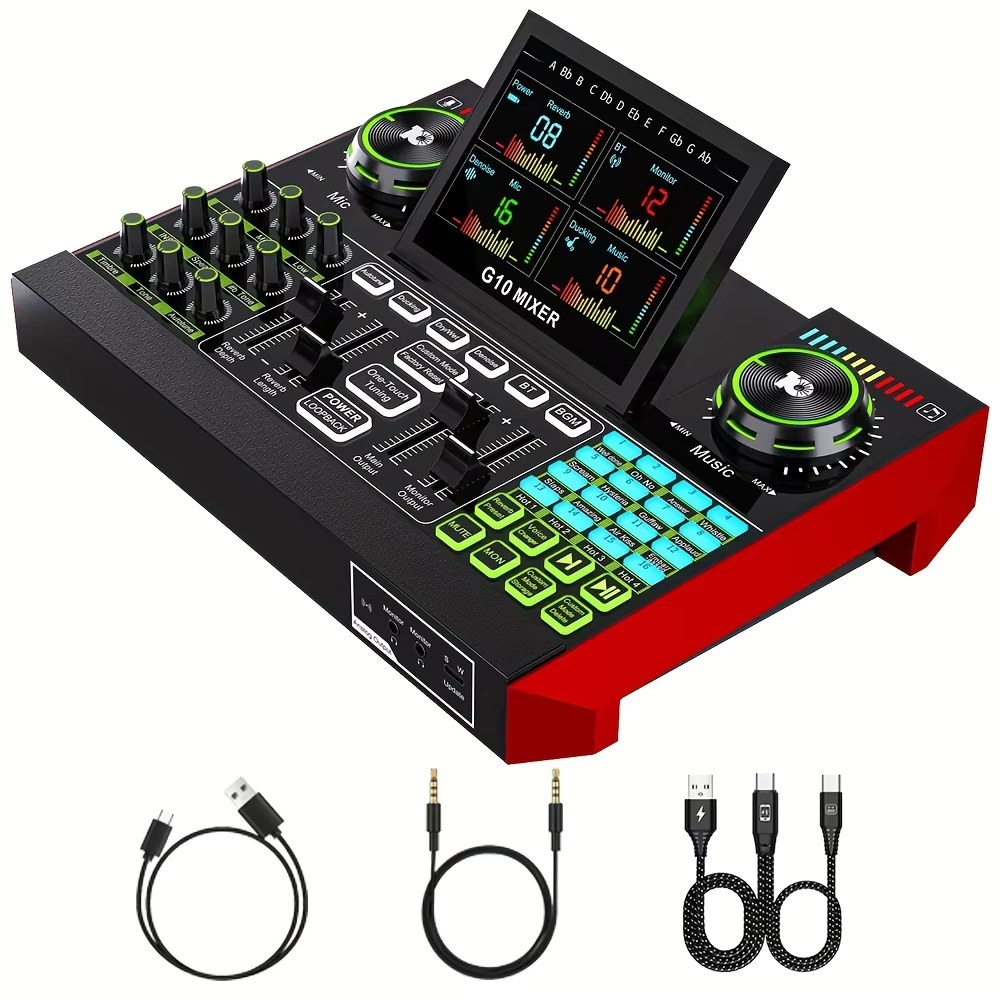 Pc Gaming Youtube - Tenlamp G10 Bundle Microfono per Podcast