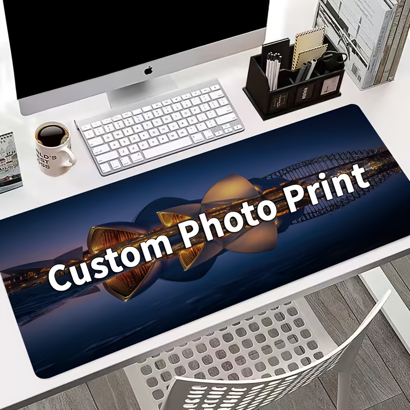 Pc Gaming Desk - Tappetino per Mouse Personalizzato con Foto,