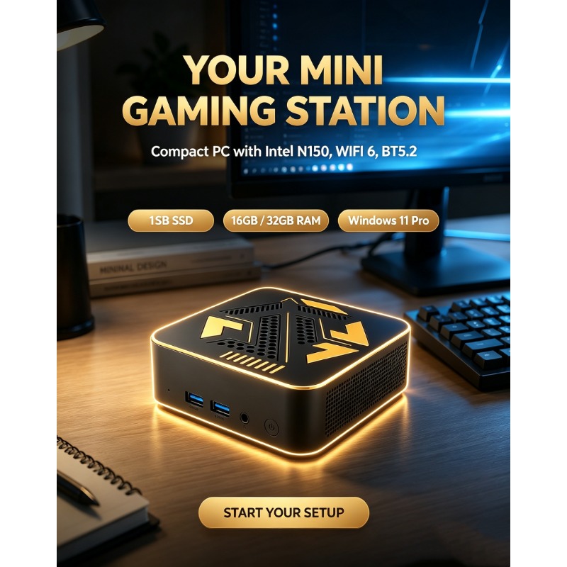 PC Intel Core N150 con Windows - Pc Gaming Optimization recensione e prezzo