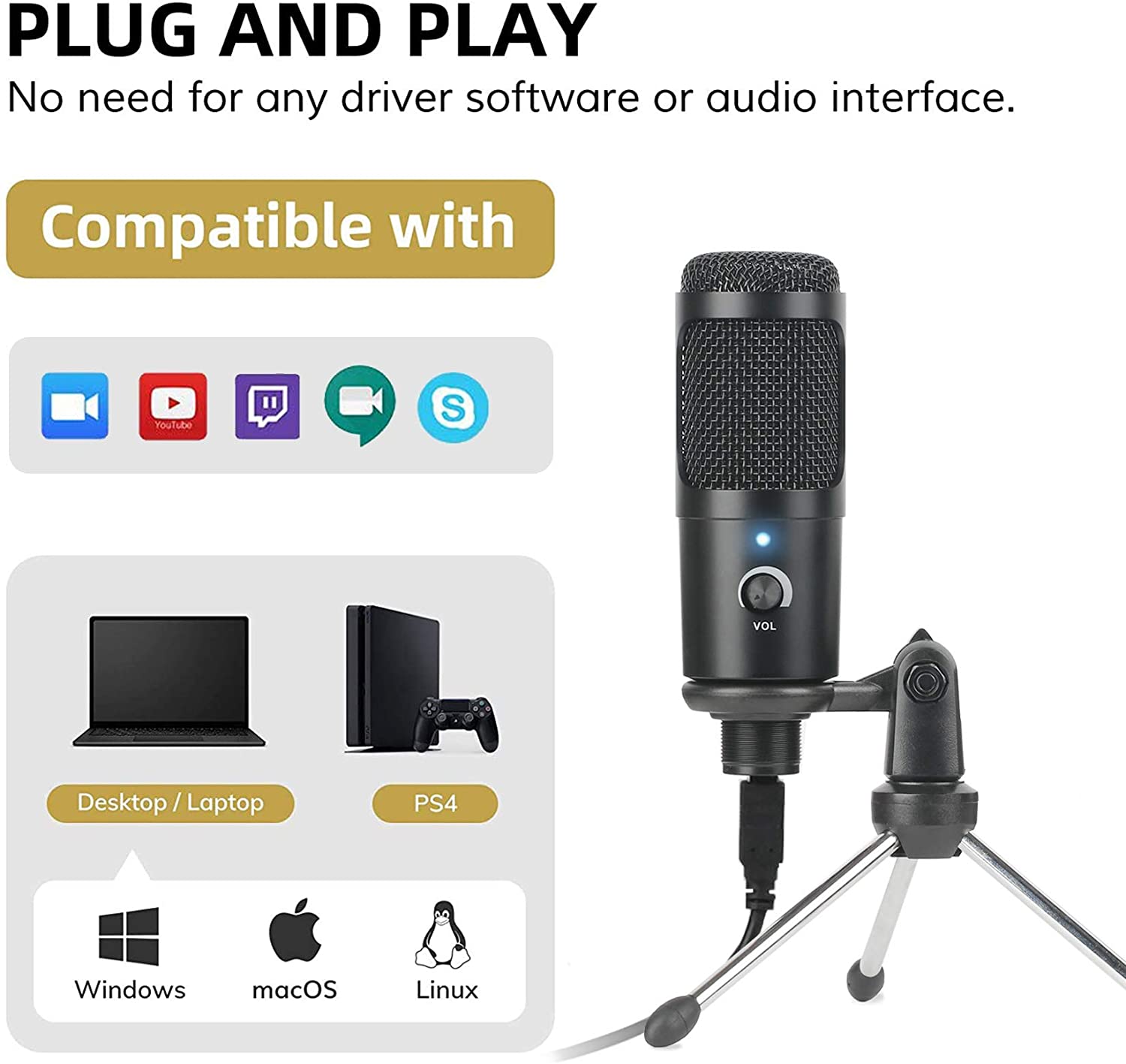 Microfono da registrazione con - Pc Gaming Youtube recensione e prezzo