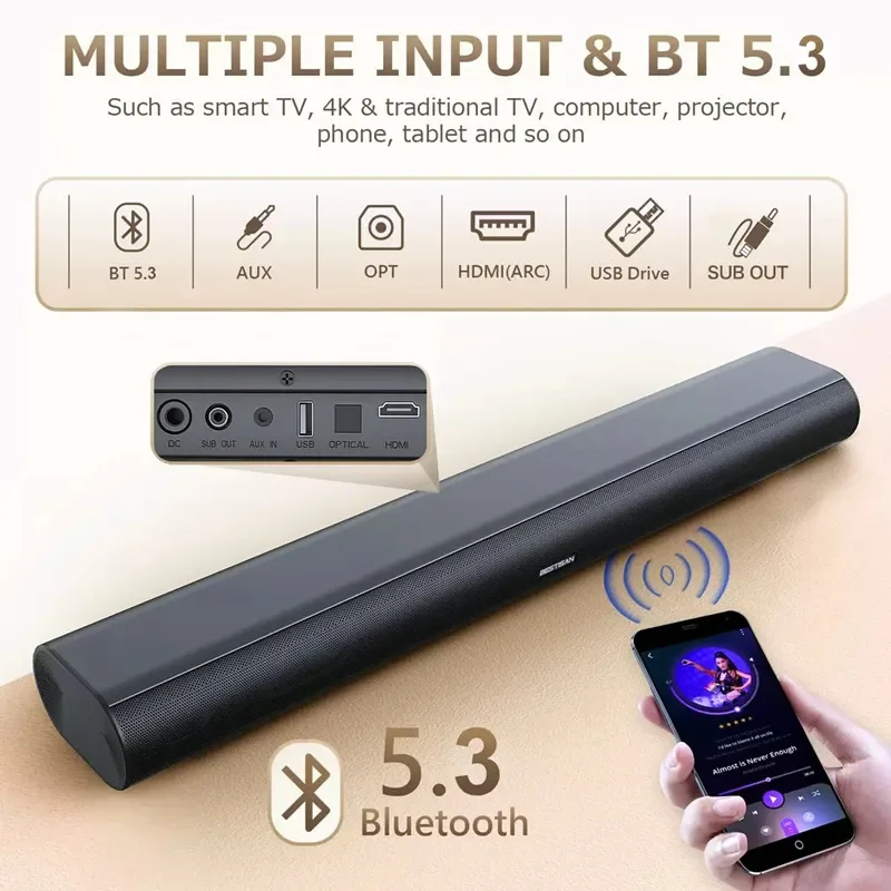 Soundbar da 60W per TV con Con - Pc Gaming Apple recensione e prezzo