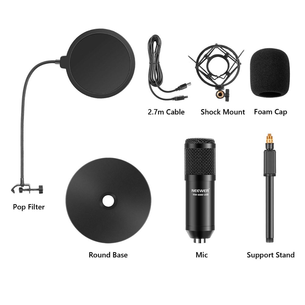 Neewer Kit Microfono USB-Plug  - Pc Gaming Youtube recensione e prezzo