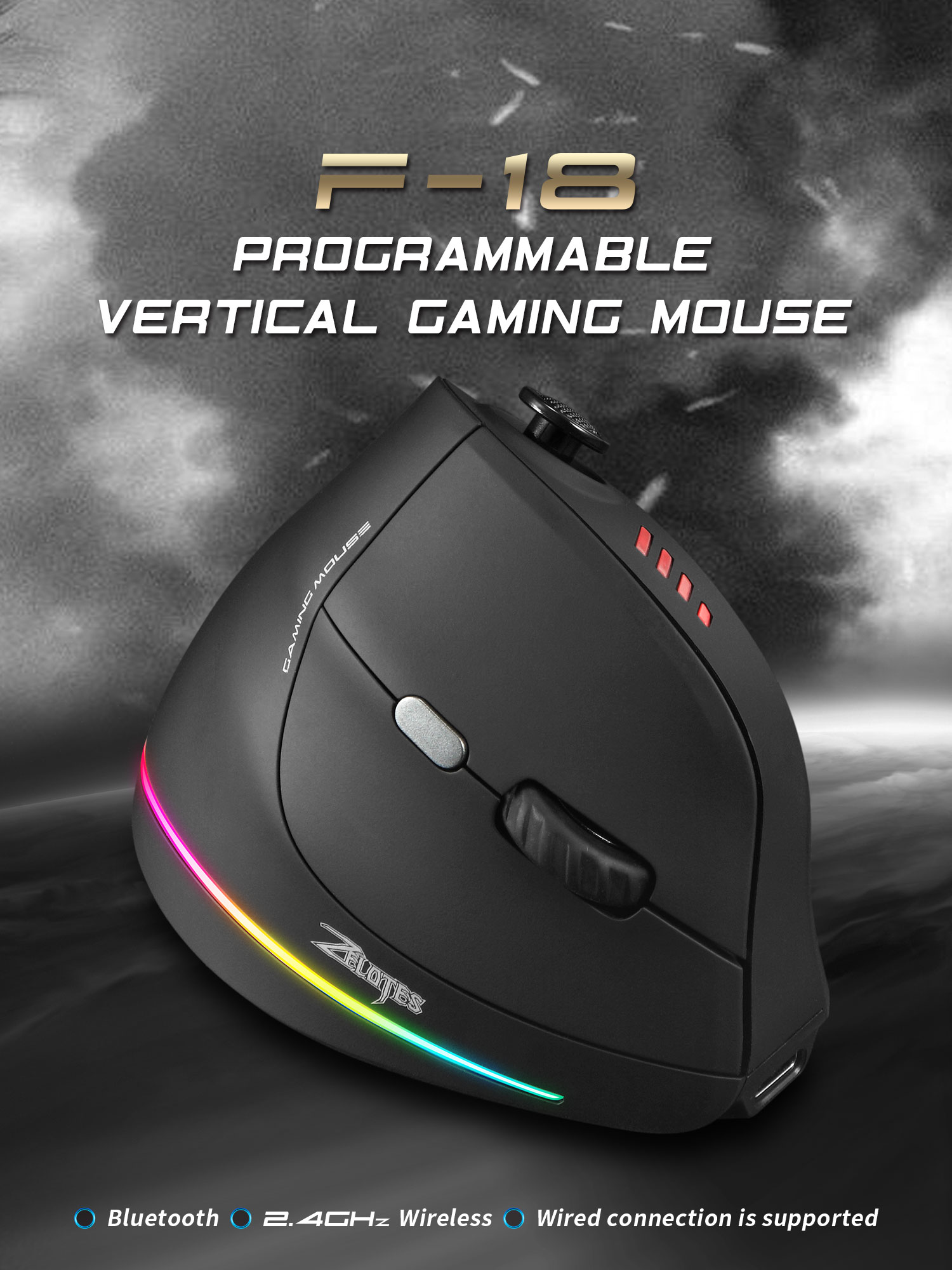 Jomaa Controllo mouse vertical - Wireless Gaming Mouse recensione e prezzo